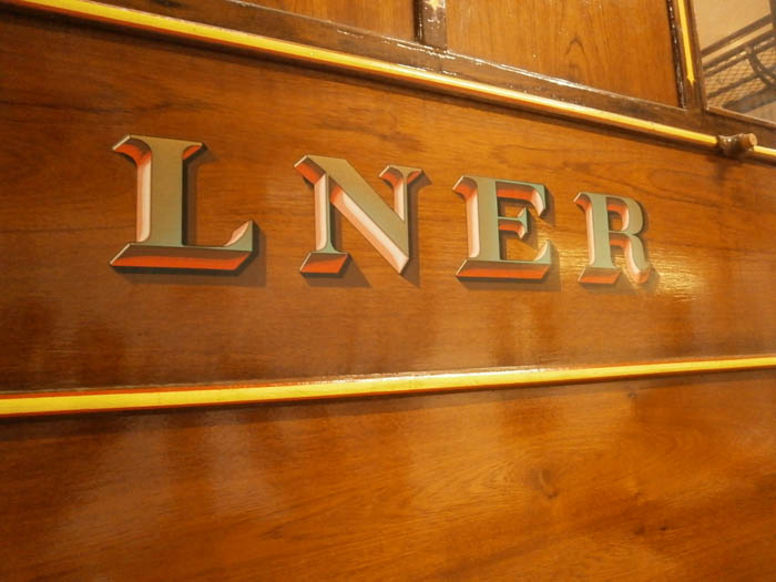 LNER transfer on compartment side