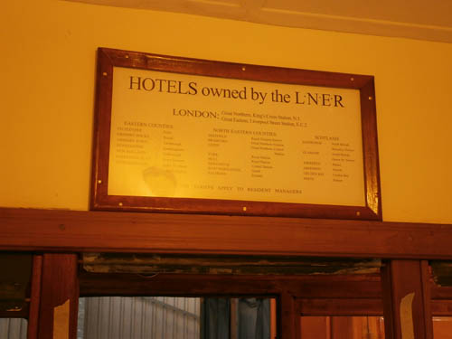 LNER Hotel advert