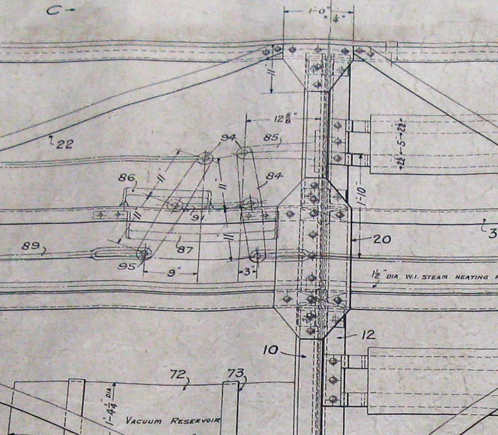 Section of chassis drawing