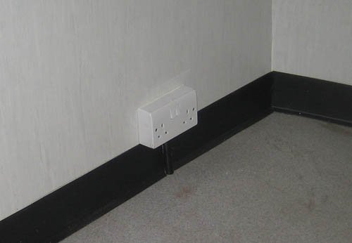 Power sockets in kitchen