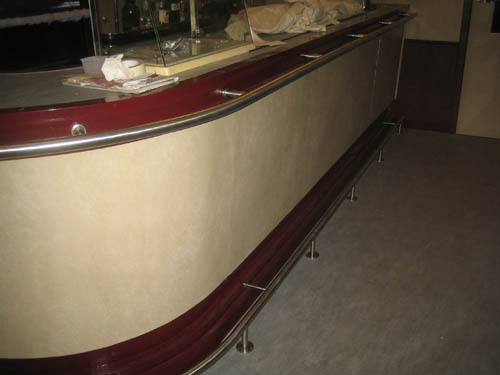 The bar rails