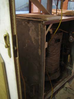 side shield around boiler