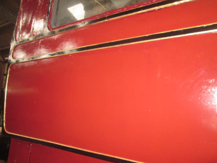 Gold lining, north east corner