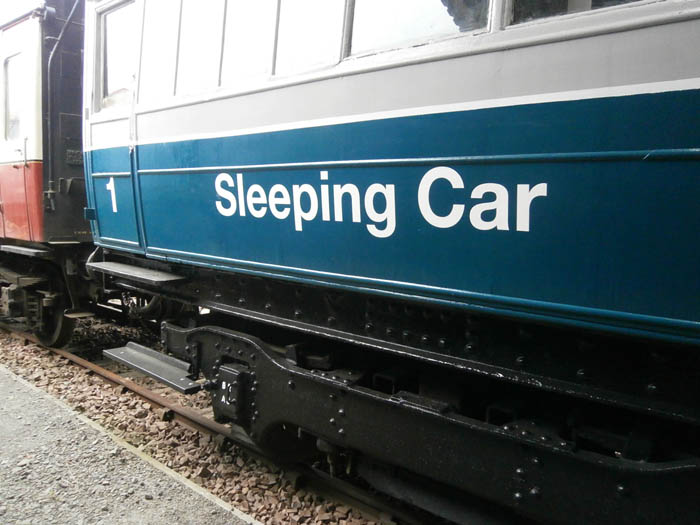 Sleeping Car lettering