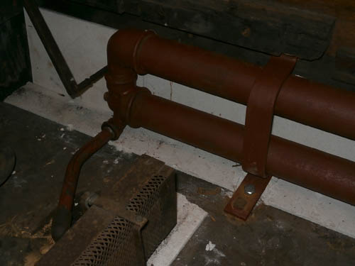 Steam drain pipe